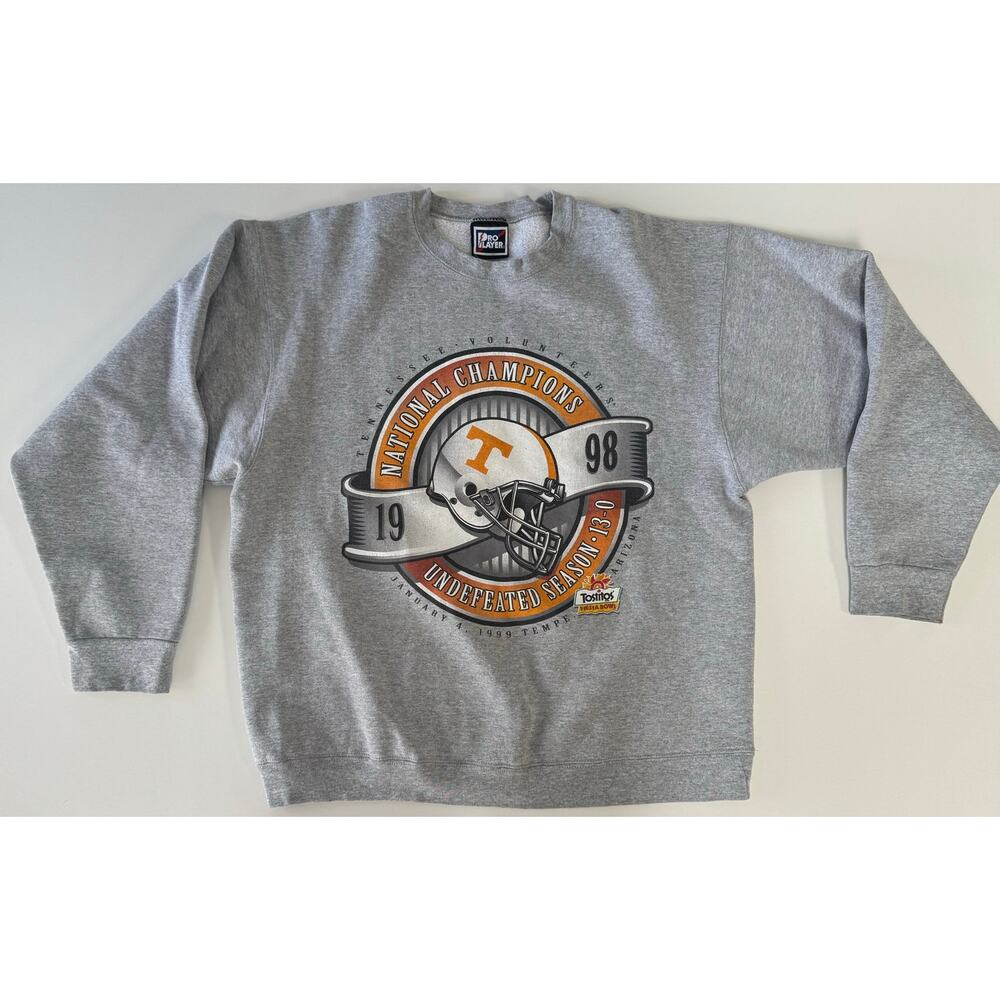 Vtg 1998 UT University of Tennessee National Champions sweatshirt XL Fiesta Bowl